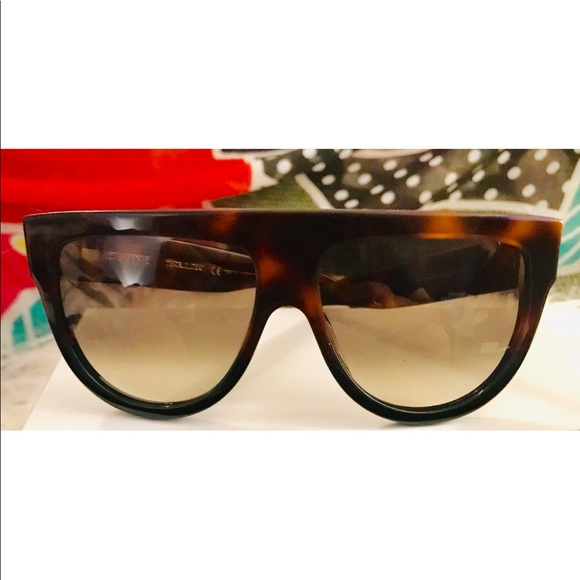 NWT! CELINE HAVANA AUTHENTIC AVIATORS W/CLOTH+CASE - Picture 4 of 7